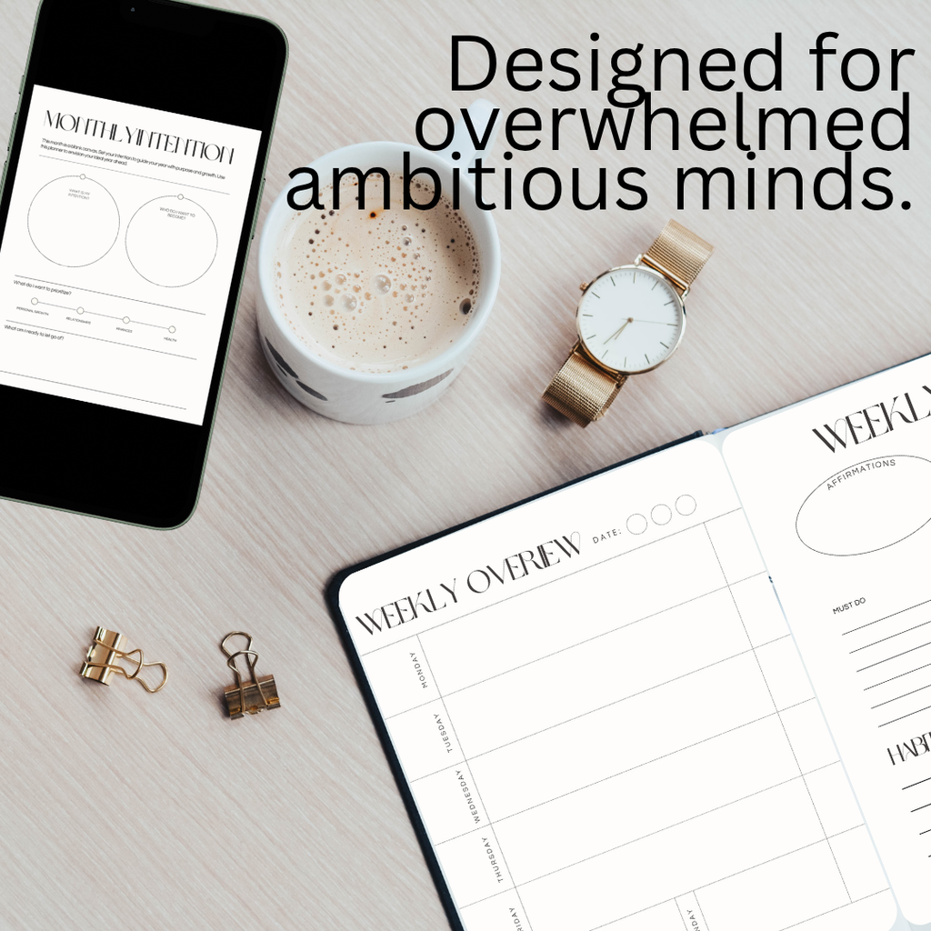 Organized Chaos Life System- Undated Hyperlinked Goodnotes Wellness Life System | ADHD Digital Calendar | iPad Planner